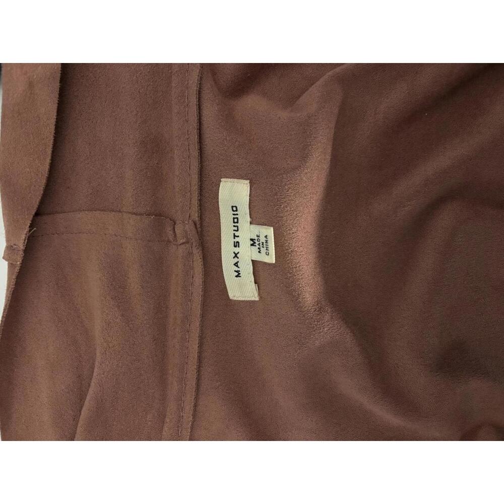 Max Studio Faux Suede Cardigan, Women’s M, Very Soft - Picture 3 of 4